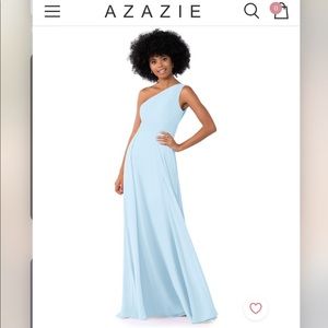 AZAZIE DALLAS DRESS SKY BLUE